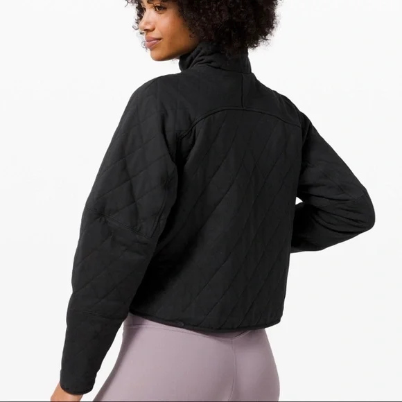 🖤LULULEMON QUILTED CALM JACKET/COAT-BLACK, 12🖤 - Picture 6 of 16